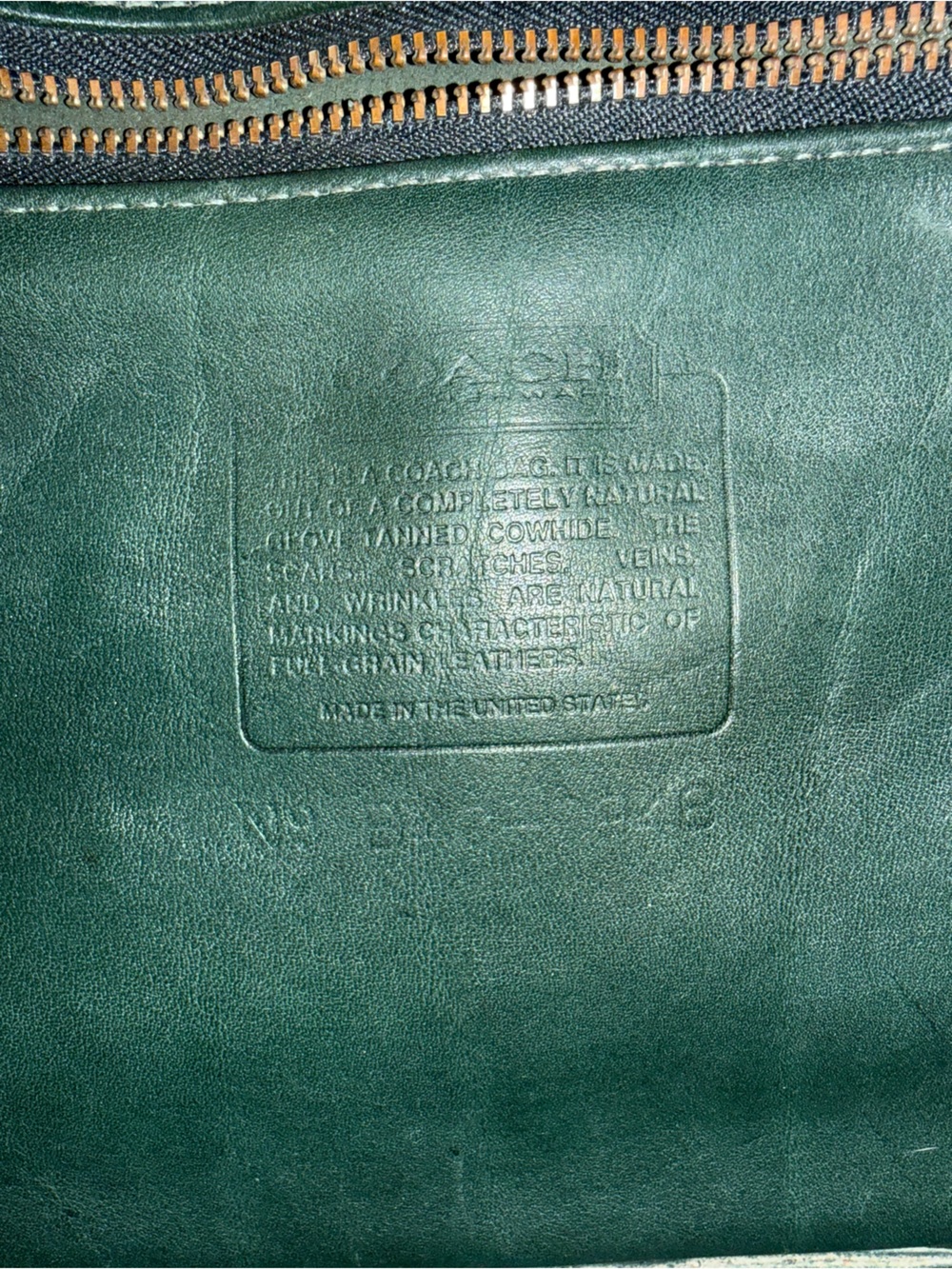 Vintage Coach Nottingham Satchel - Picture 7 of 8